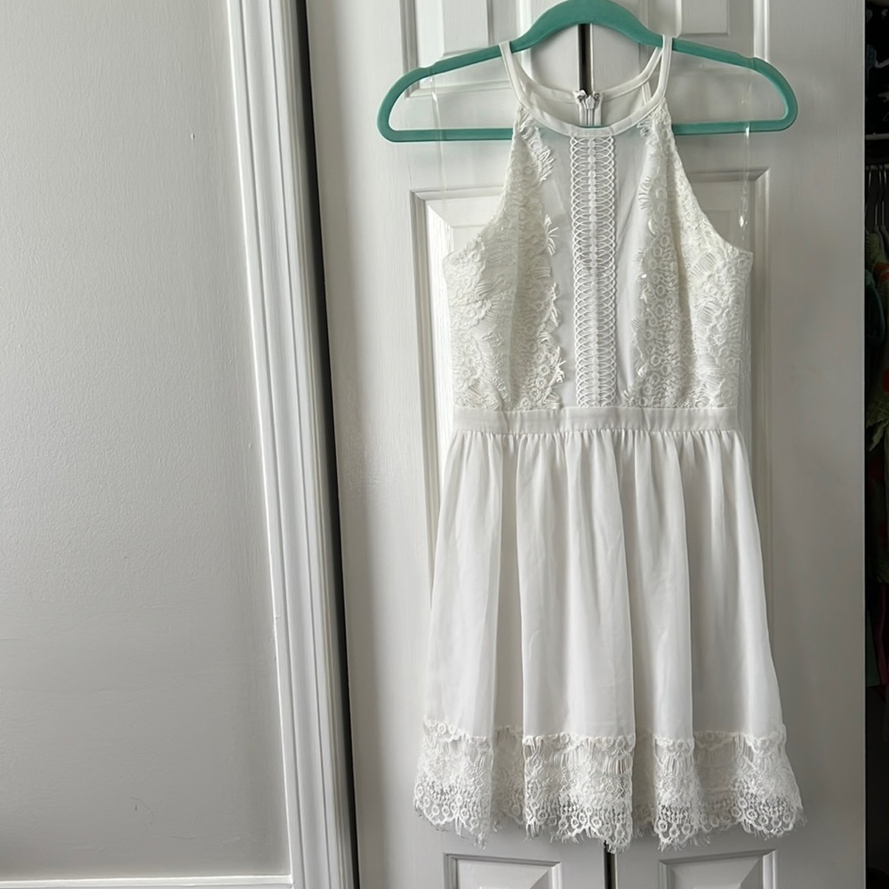 Francesca’s White Mini Dress
